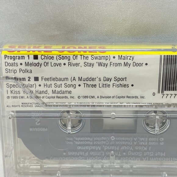 The Best Of Spike Jones & His City Slickers 1989 Cassette Tape 4XLL-57220 - Picture 6 of 6